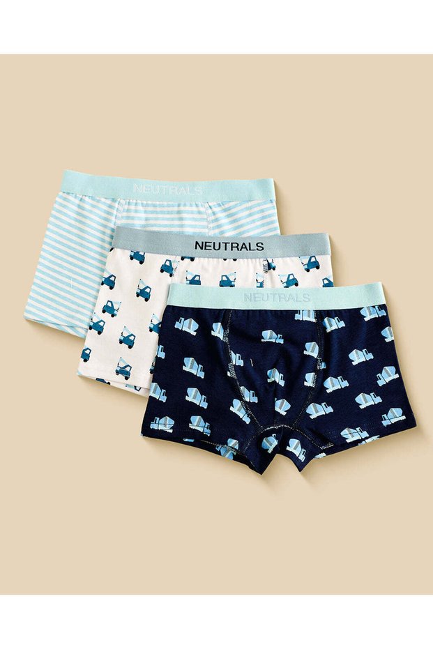 Boys Assorted Boxer Briefs (Pack Of 3)