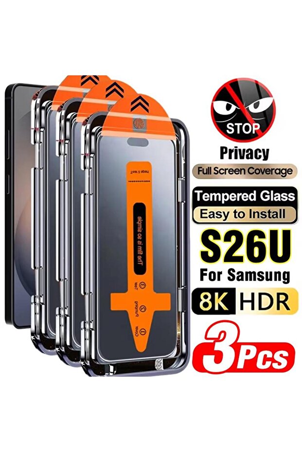 Anti Peeping 3PCS Galaxy S26 Plus 1-3PCS One-Step Install Privacy Screen Protector for S26 S26Ultr