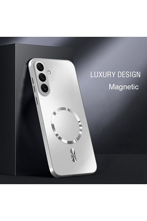 Galaxy A55 5G Sliver AG Magnetic Matte Silicone Case For A14 A15 A16 A17 A34 A35 A36 A54 A55 A56 A3