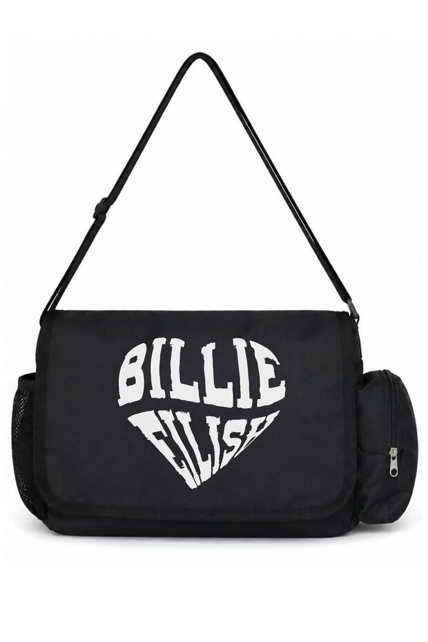 Billie Eilish Singer Printed Unisex School, Sports, Office Multi-Purpose Messenger Bag