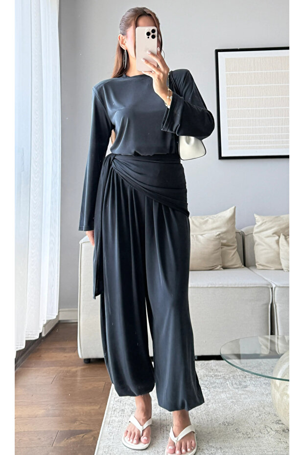 Anthracite Accessory Detailed 3-Piece Modal Set - 5177