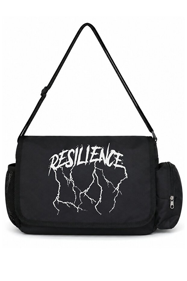Resilience Lightning Printed Unisex School, Sports, Office Multi-Purpose Messenger Bag