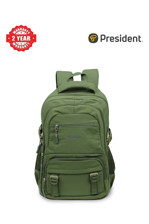 Stylish & Durable Everyday premium Carry Backpack - 19" (Article BPHW2019) - GREEN