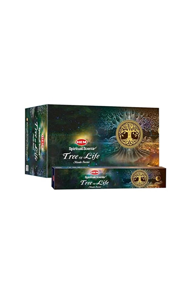 HEM Tree of Life Masala Incense Stick (12 Packets 15g Each)