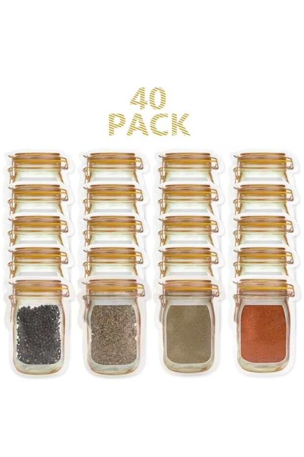Hasber Mason Jar Zipper Bag