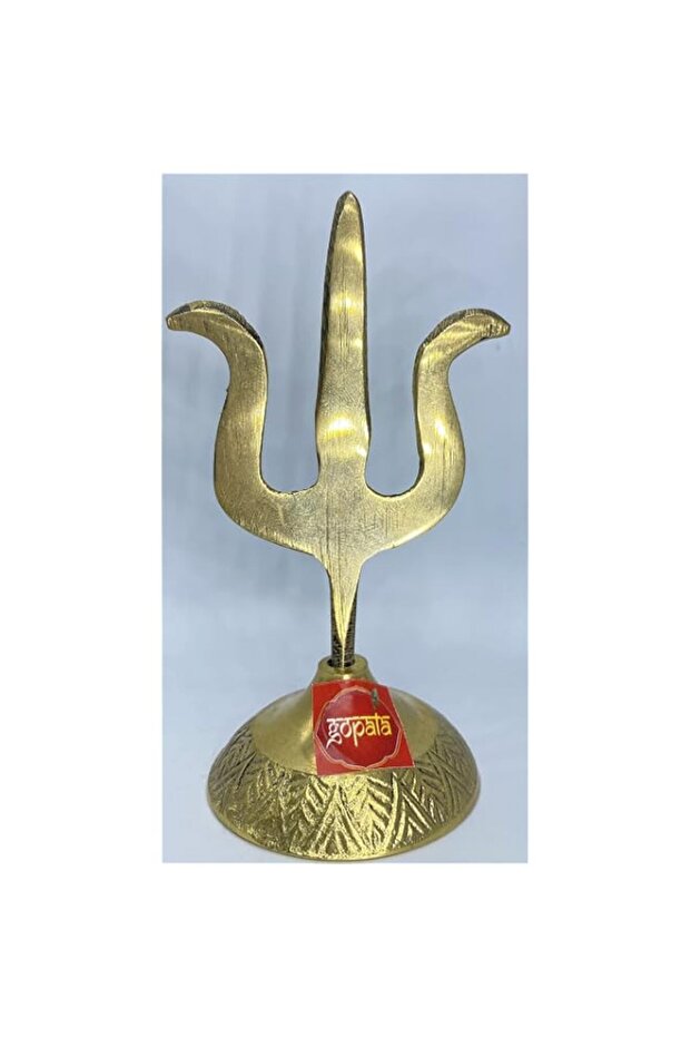 KTD Gopala Brass Mata Trishul 9.8cm Approx