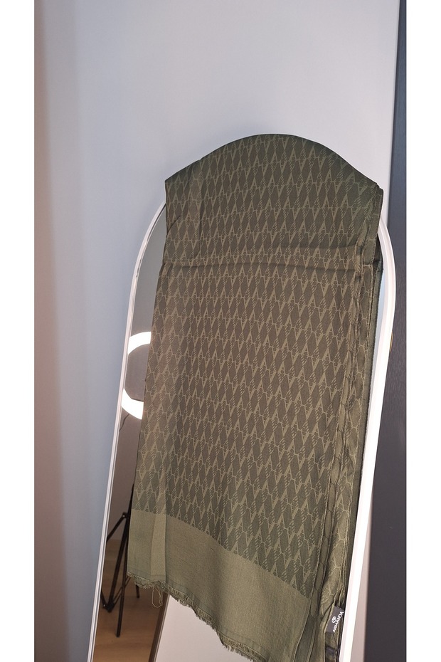Cotton Monogram Shawl