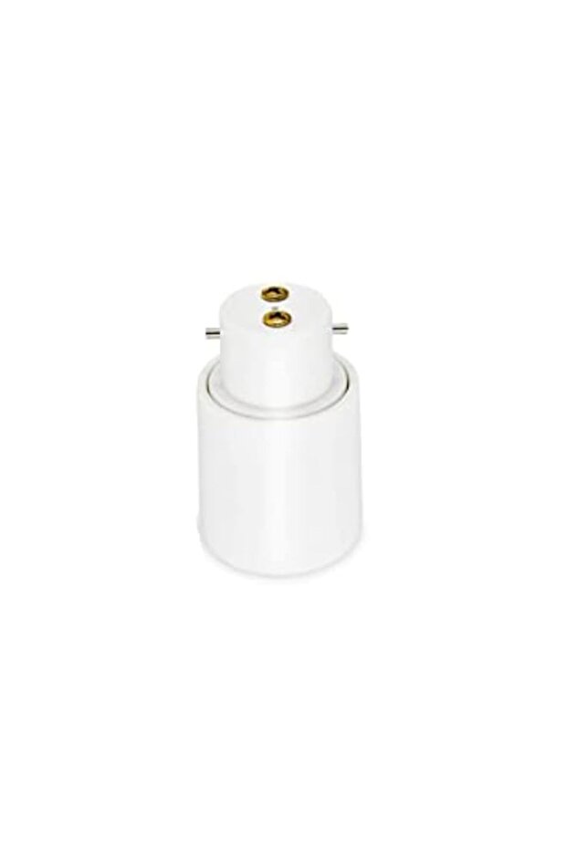 Royal Apex B22 to E27 Bulb Base Converter Energy Saving BC Bayonet Cap Screw Bulb Holder Adapter for Home Replacement Lighting (1PCS)