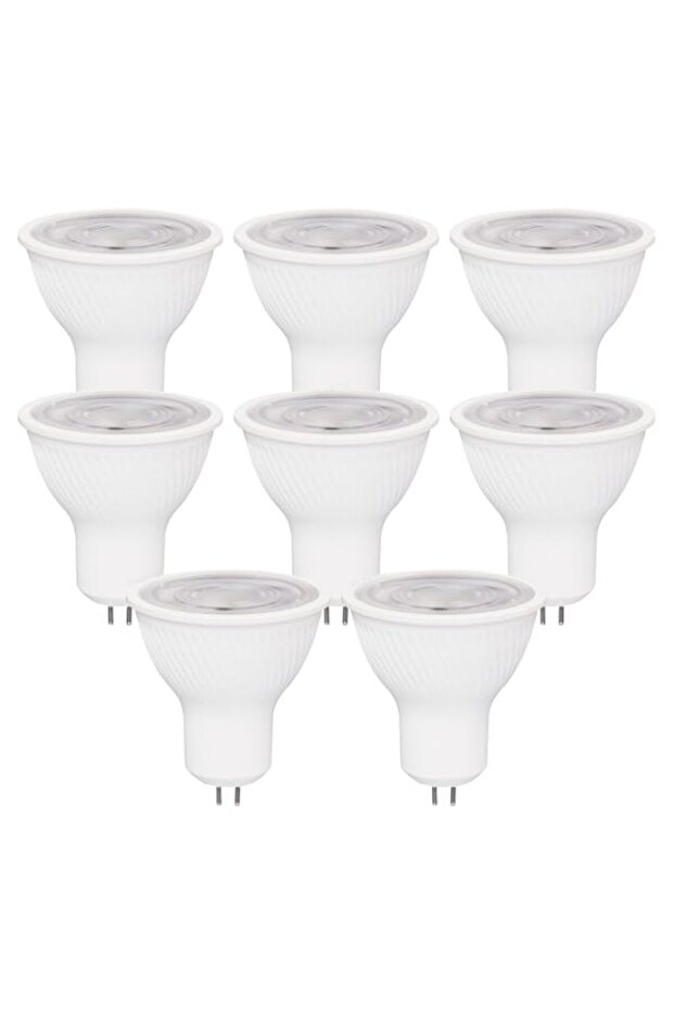 Duravel 9W LED Cup Spotlight Bulb,Warm White, Energy Conservation Downlight, MR16 Base Socket(Pack Of 8)