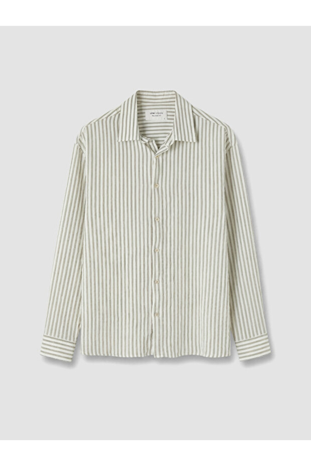 Timeless Clothing & Timeless Choices Standard Fit Striped Men's Shirt