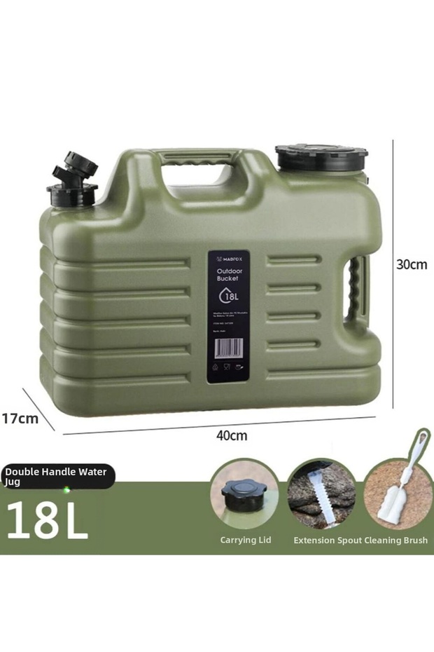 Gallon Water Pe 18 Lt Green Water Canister with Tap