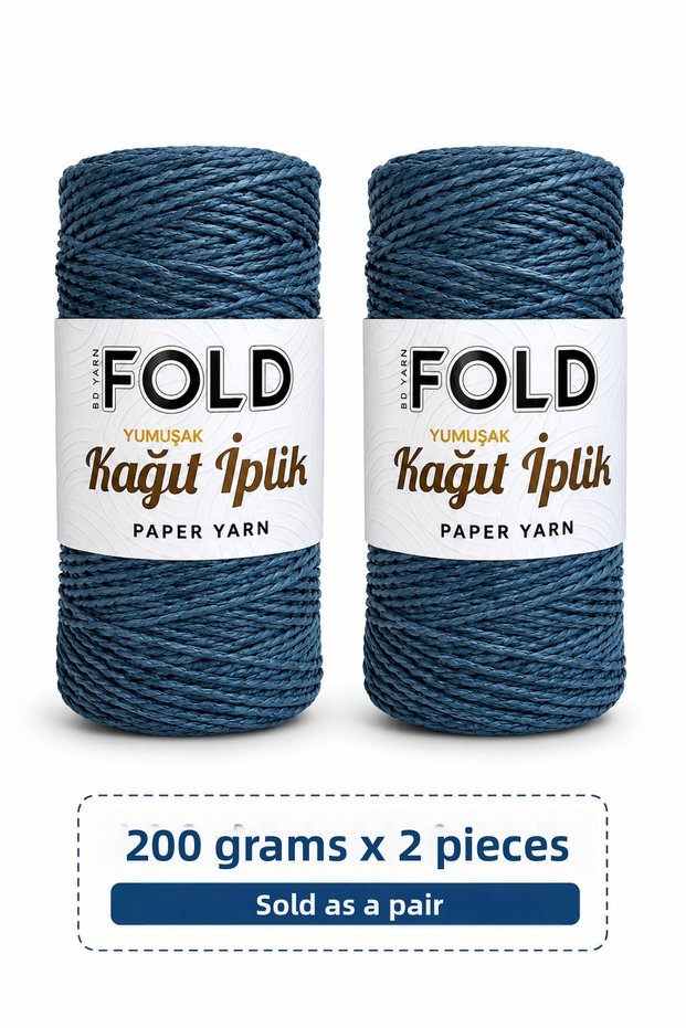 Premium 200 Gr X 2 Pieces Soft Paper Rope Straw Paper Rope Bag, Supla Rope