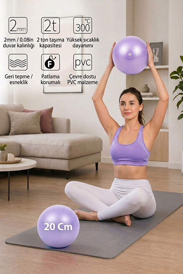 20 cm Mini Pilates Balance and Exercise Ball