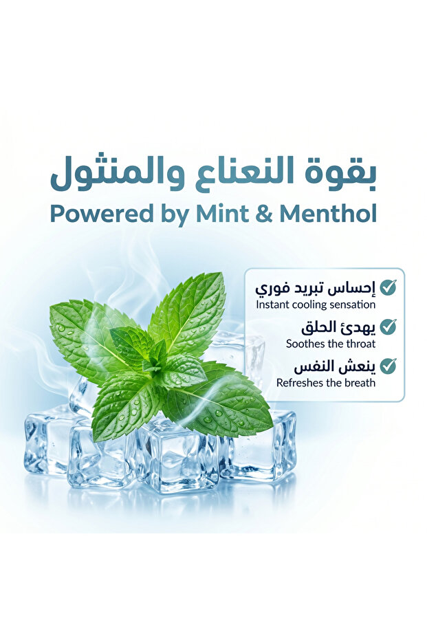 Mint and Menthol Coating Tablets 24 Tablets – Soothing Throat and Refreshing Breath - 4