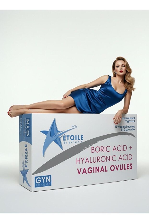 300Mg Vaginal Ovules Boric Acid + Hyaluronic Acid (2Gr/10 Ovules)