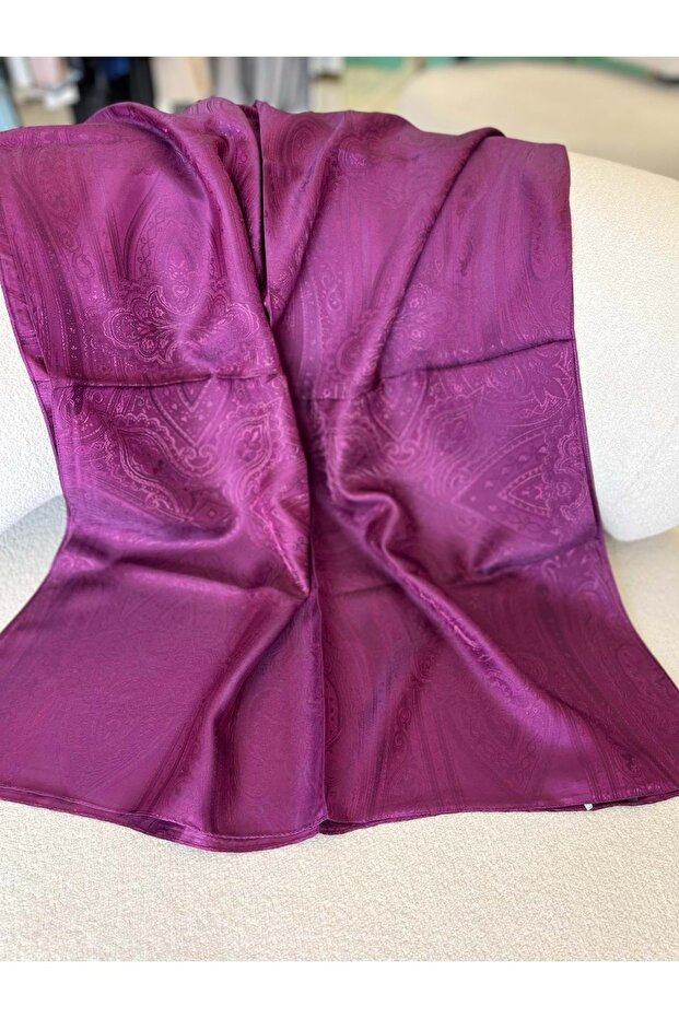 Silk Handmade Ethnic Pattern Jacquard Shawl - 9
