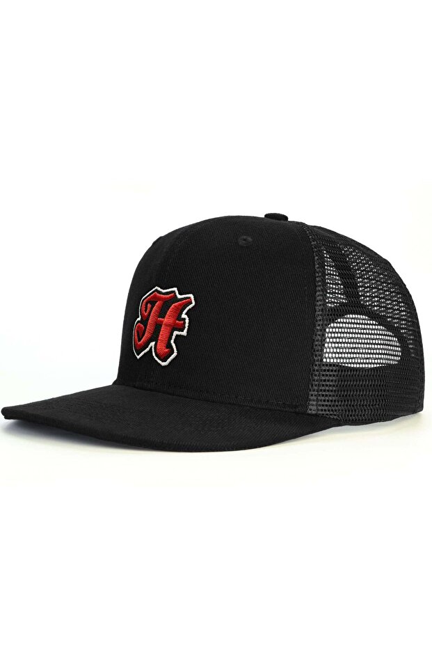 H Letter Snapback Hat - 2