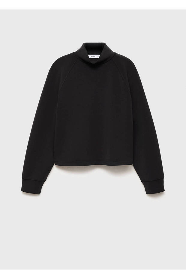 Sweatshirt mit hohem Kragen - 3