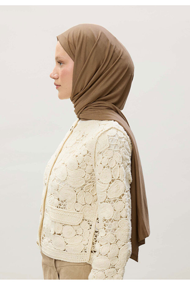 Penye Şal Latte - 3