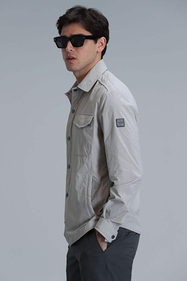 Terry Men's Coat Gray - 5