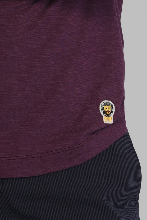 Junya Men's Basic T-Shirt Plum - 4