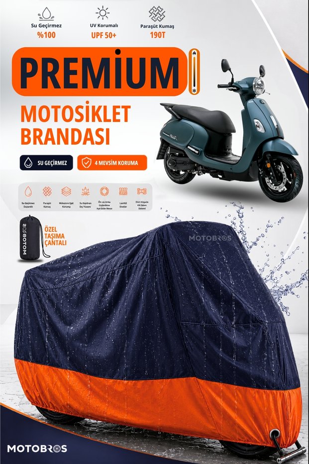 Motorcycle Tarpaulin Sym Fiddle Motor Tarpaulin Motor Cover Waterproof Parachute Fabric Uv Protected Premium