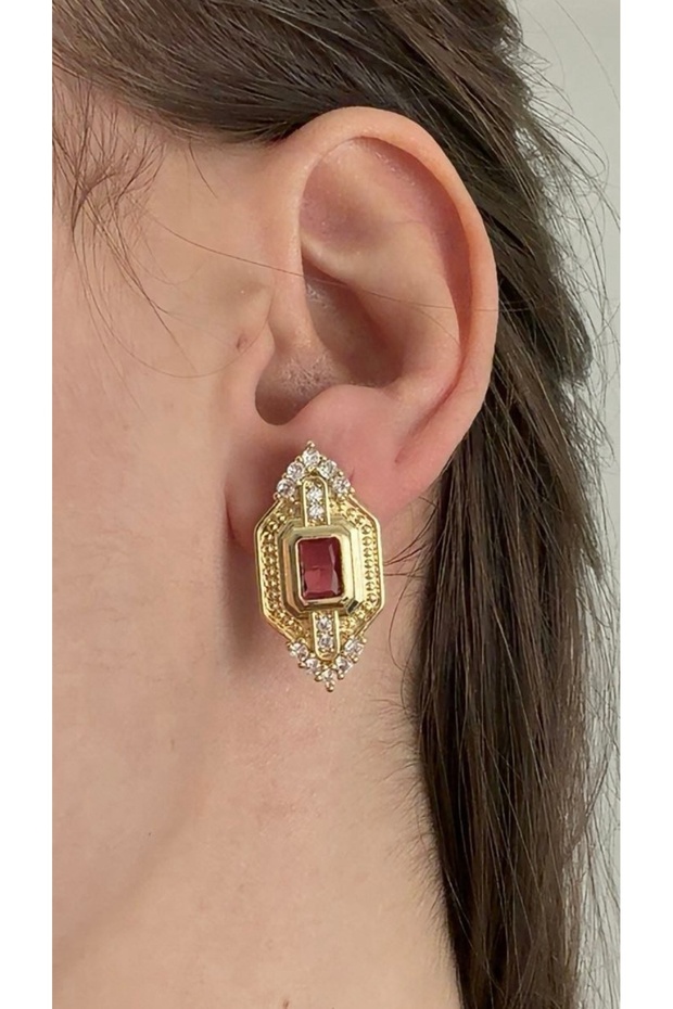 Steel Inoxidable Gold Silver Earrings | Gift Boxed