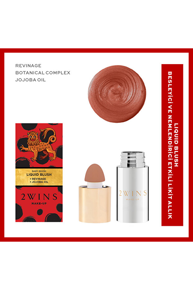 Besleyici ve Nemlendirici Etkili Süngerli Likit Allık-Cocoa Shimmer - 1
