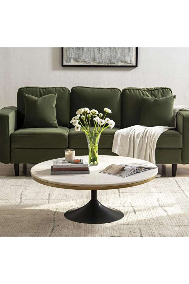 Graxon New Coffee Table Marble - White Gold