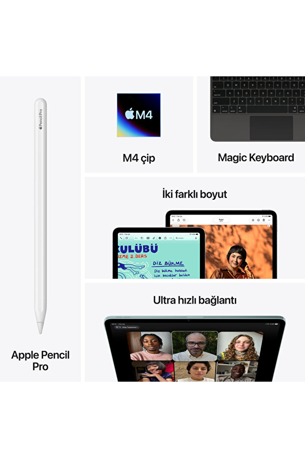 11" iPad Air Wi-Fi 256GB Mavi - 8