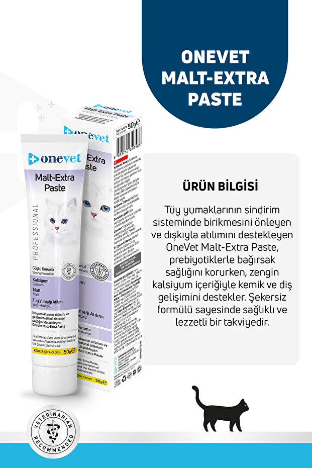 Kedi Maltı 50 Gr Tüy Yumağı Önleyici Malt Macunu - 3