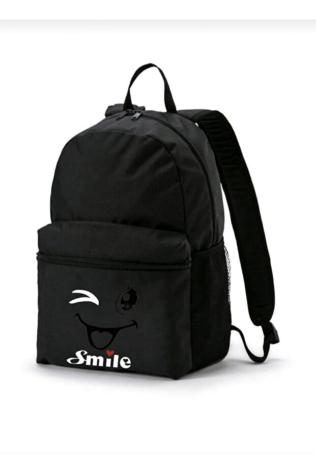 حقيبة ظهر للجنسين من SMILE مطبوعة خصيصًا للاستخدام اليومي بتصميم أنيق