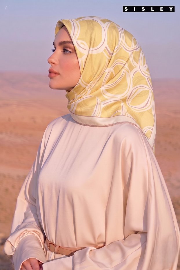 Silk Satin Scarf-2042-90*90