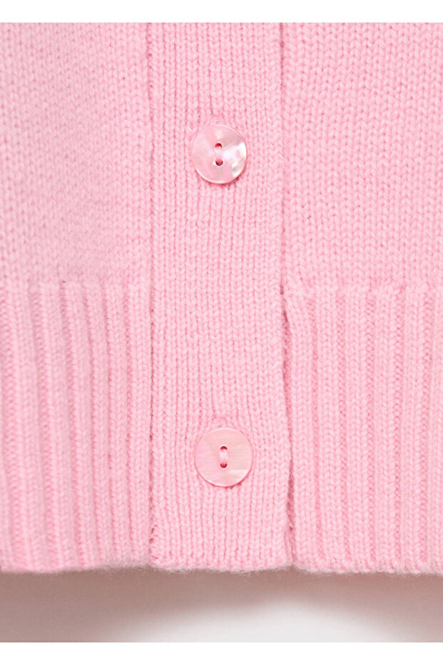 Dicke gestrickte Wollstrickjacke - 5
