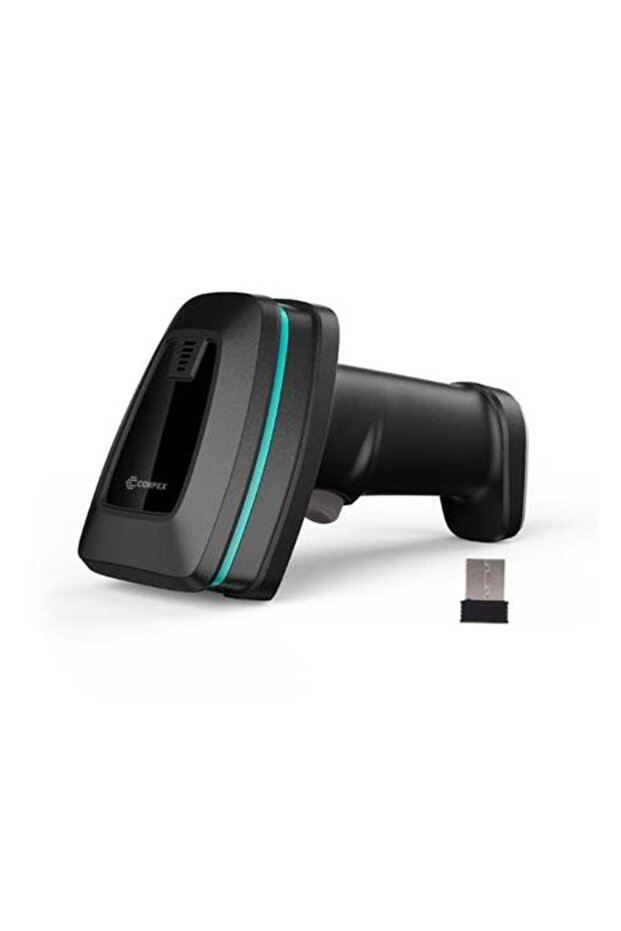 ماسح الباركود اللاسلكي بالليزر Cr-9522 ثنائي الأبعاد بمنفذ USB