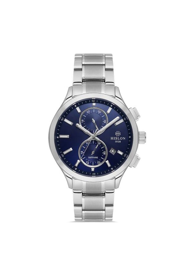 Dt158S-11Ss Sapphire Glass Steel Band Steel Case 10 Atm Water Resistant Metallic Color Men's Wristwatch - 1