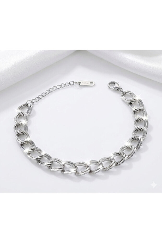 Non-Tarnishing Steel Jeweler's Model Milky Way Bracelet