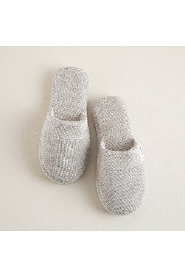 Floss Bamboo Unisex Slippers Light Gray