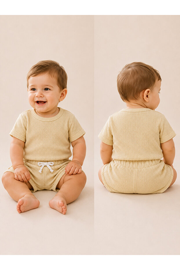 Bebek/Çocuk Basic Şortlu Takım - 2