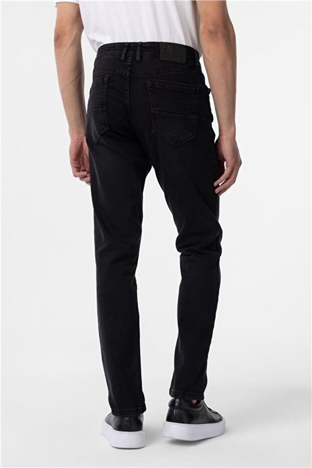 Siyah Denim Pantolon - 6