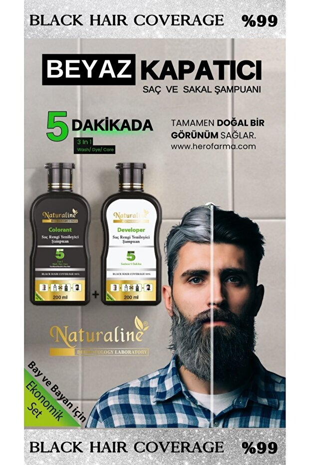 Hair Color Renewal Shampoo Unisex 200ml 200ml