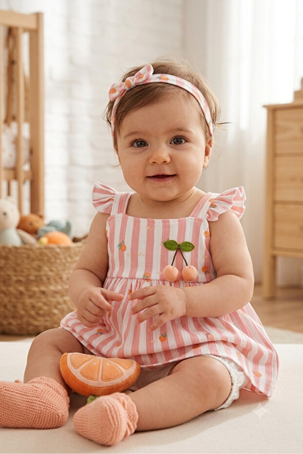 Patterned Baby Girl Dress