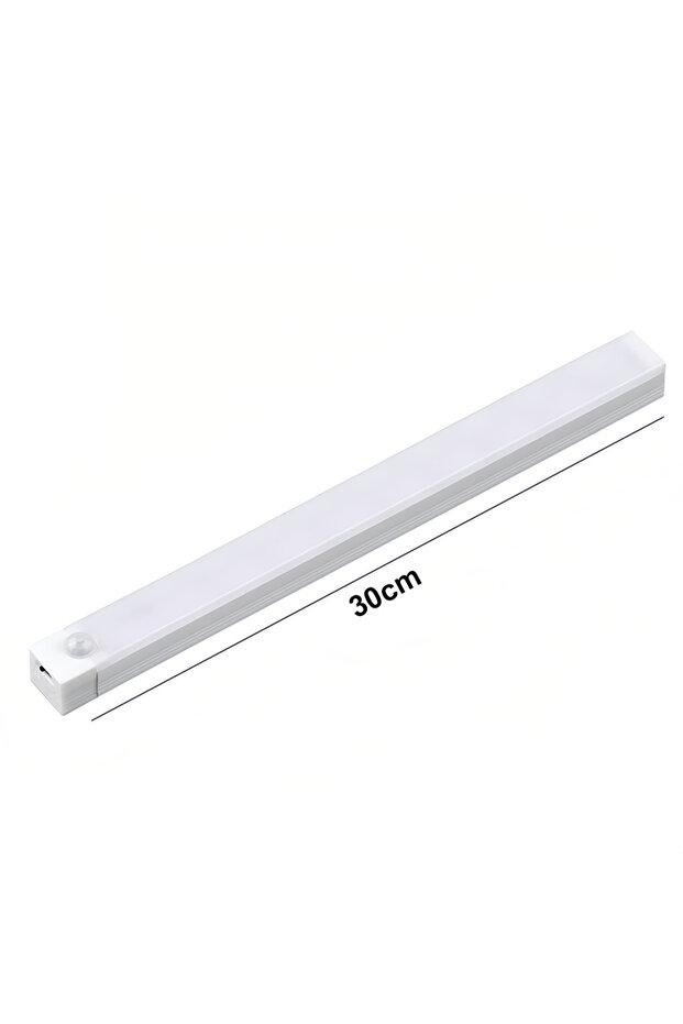 White light 30cm Under Cabinet Light LED Motion Sensor Night Light USB Charging Magnetic Induction L