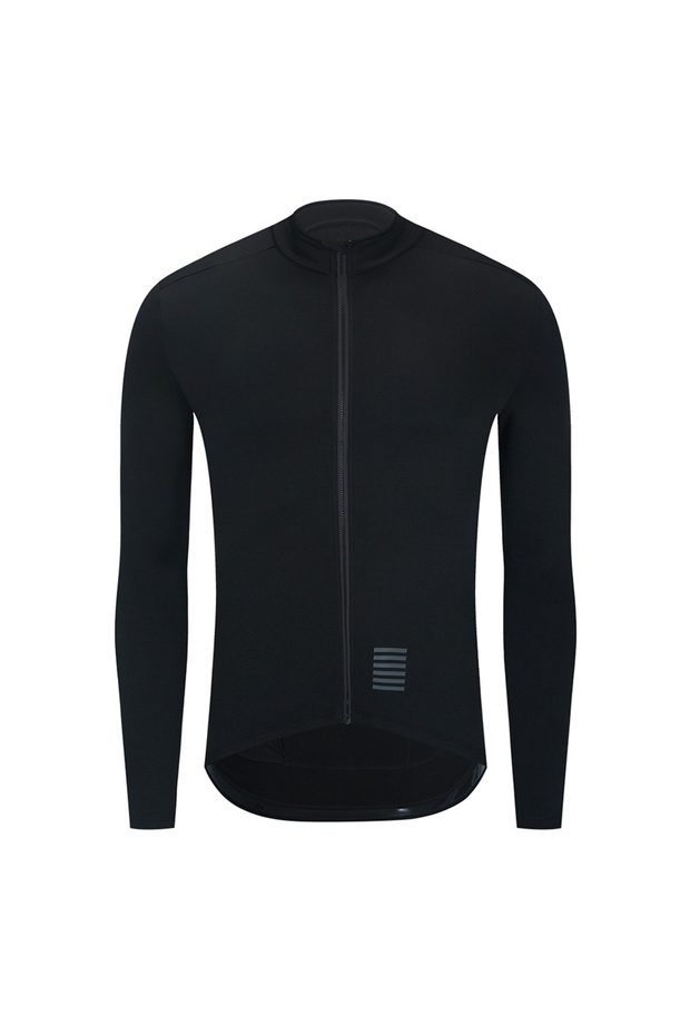 Asia L(EU M) YTJZ232 Black YKYWBIKE Men's Cycling Jersey Winter & Autumn Long Sleeve Thermal Fleece