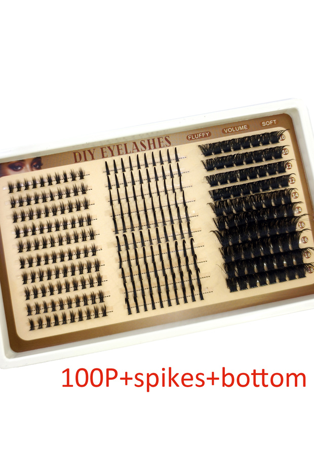 MIX10-20mm 0.07mm D SD-3 30rows Lash Clusters DIY Spiky Cluster Lashes Mixed Styles Fluffy Volume Cl