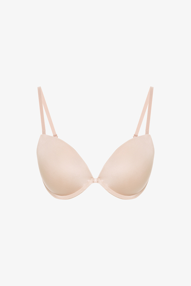 Wowbra Beige Push Up Bra - 5