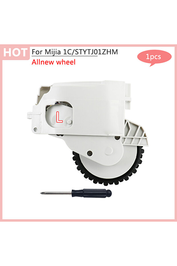 L Left Right Wheels Accessories For Mijia 1C STYTJ01ZHM Sweeper Robot Vacuum Cleaner Wheel H...