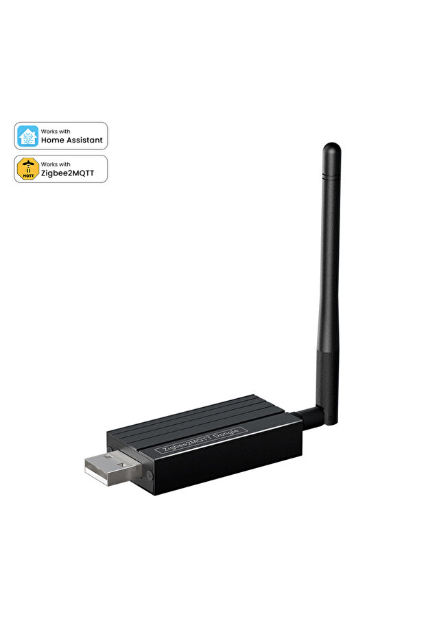 دونجل USB أسود بتقنية Zigbee 3.0 بالإضافة إلى بوابة Zigbee لاسلكية عالمية تدعم الأجهزة المنزلية