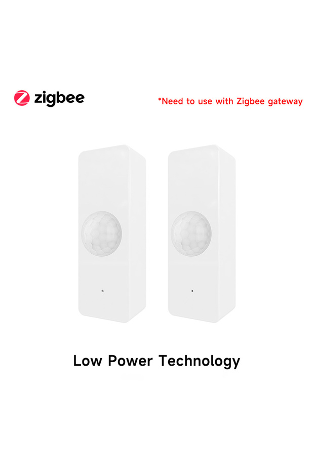 Zigbee Ver 2PCS Tuya WiFi Zigbee PIR Motion Sensor Smart Home Human Body Infrared Detector Security