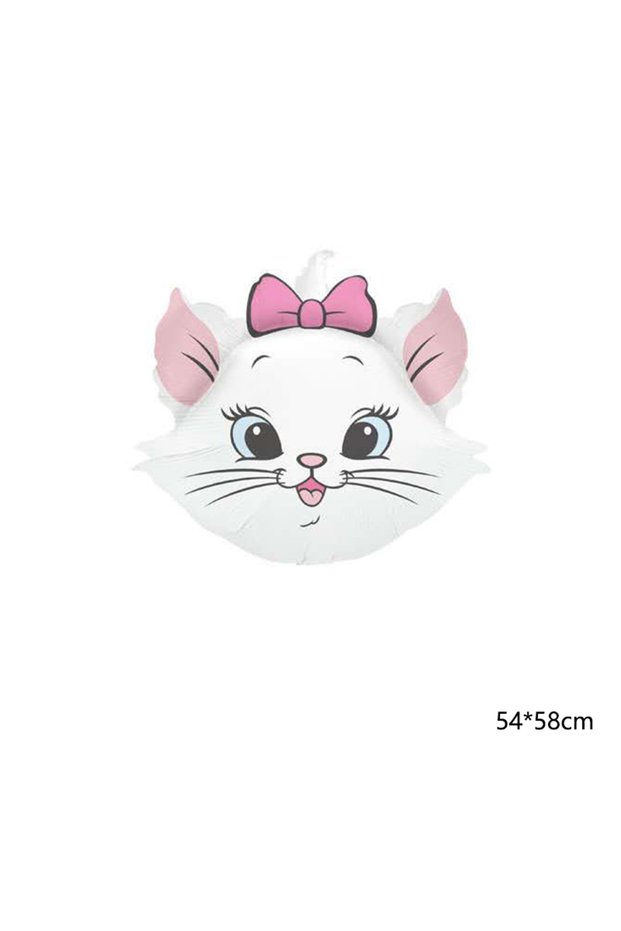 1pack 1pcs Marie Cat Theme Balloon Girl's Birthday Party Supplies Baby Shower Decoration Latex Foil